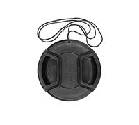 Capuchon d'objectif for Appareil Photo 52 mm, Pince Centrale avec Capuchon d'objectif, Trou de Laisse, Compatible avec Les appareils Photo Reflex numériques Nikon Sony Canon et Autres appareils Photo