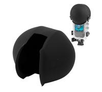 Capuchon d'objectif pour Insta360 X3, s'adapte Parfaitement à la Housse de Protection en Silicone, protège l'objectif Contre la poussière et Les Rayures (Noir) (Black)