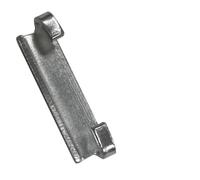 Capuchon en acier inoxydable pour cliquet à bascule inclinable, remplacement robuste avec haute dureté, finition argentée, 40,6 cm, 30,5 x 11,4 cm