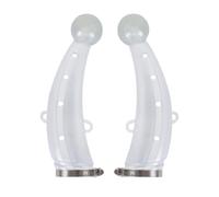 Capuchon en de bétail - Lot de 2 housses de protection flexibles en silicone | Couverture de durable pour éviter blessures et dommages, protection de confortable pour vac