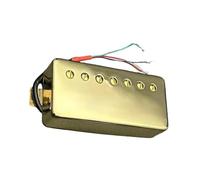 Capuchon En Laiton Pour Guitare À 7 Cordes Double Bobine Vis Fendues 8.5K/14K Simple Micros Électriques Professionnels Pour Guitare(Gold N)