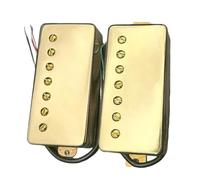 Capuchon En Laiton Pour Guitare À 7 Cordes Double Bobine Vis Fendues 8.5K/14K Simple Micros Électriques Professionnels Pour Guitare(Gold 1set)