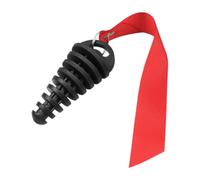 Capuchon étanche tuyau d'échappement : prévient condensation, facile | Bouchon étanche universel pour silencieux : bloque vapeur et saleté lors du stockage, indicateur rouge visible Noir