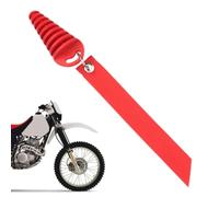 Capuchon étanche tuyau d'échappement : prévient condensation, facile | Bouchon étanche universel pour silencieux : bloque vapeur et saleté lors du stockage, indicateur rouge visible Rouge