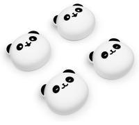 Capuchon Joystick pour Steam Deck OLED Console,Joystick Cap pour Steam Deck LCD,Silicone Thumb Grip Caps pour PS Portal Accessoire Thumbstick Cover-Panda Gros