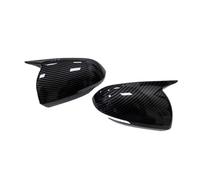 Capuchon Lateraux Coque De Rétroviseur Extérieur Pour Kia Pour Seltos 2019 2020 2021 2022 2023 Couverture Coque(With Horn Carbon)