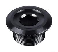 Capuchon Manivelle M20 CNC Aluminium pour SLX pour fsa Capuchon | Compatibilité étendue pour xt pour xtr pour slx, montage pour facile, résistance , couleurs variées disponibles(20mm Black)