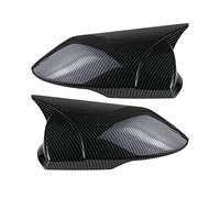 Capuchon Miroir Boîtier Compatible Avec Hyundai Pour Elantra 2023-2024 1 Paire De Coques De Rétroviseur Latéral En Fibre De Carbone Noire, Boîtier De Clignotant