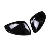 Capuchon Miroir Boîtier Compatible Avec Opel Pour Corsa F 2019 2020 2021 2022 2023 2024 Coques De Rétroviseurs Peintes Noir Brillant, 1 Paire De Boîtiers De Clignotants