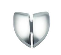 Capuchon Miroir Boîtier Compatible Avec Pour A3 S3 2013 2014 2015 2016 2017-2019 Coque De Protection De Rétroviseur Chromée Argent Mat.