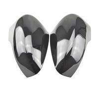 Capuchon Miroir Boîtier Compatible Avec Pour Clio 4 Pour Mk4 Pour Zoe Pour Captur 2012-2019 Coque De Rétroviseur Noir Brillant Pour Portière Latérale