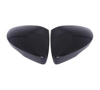 Capuchon Miroir Boîtier Compatible Avec Skoda Pour Octavia A7 5E Pour MK3 2014-2019 Pour T-ROC 2017-2019 Coques De Rétroviseurs Latérales Noir Brillant Pour Rétroviseurs Extérieurs
