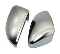 Capuchon Miroir Boîtier Compatible Avec VW Pour Polo Pour MK5 6R 2009-2013 Pour Polo Pour MK5 6C 2014-2017 Coque De Rétroviseur Chromée Mate Boîtier De Rétroviseur Latéral Argenté