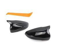 Capuchon MiroirVoiture 1 Paire Pour VW Pour Golf 6 MK6 Pour GTI 2009 2010 2011 2013 2014 Garniture Boîtier Latéral Vue Arrière Capuchons Rétroviseur(Black)