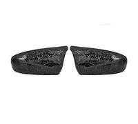 Capuchon MiroirVoiture Pour BMW Pour X5 E70 Pour X6 E71 2008 2009 2010 2011 2012 2013 Coque Rétroviseur Type Klaxon(Forged Carbon Look)