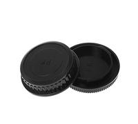 Capuchon noir et capuchon arrière d'objectif pour appareil photo reflex numérique PK DA126 Accessoires Outils Capuchon de capot arrière Corps Hot Shoe Protector Bundle Front Set Screw Mount Webcam
