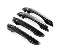 Capuchon Poignée Porte Extérieure Pour Peugeot Pour Expert Pour Traveler 2017-2021 Poignée Porte Voiture Couverture Garniture Autocollant Style En Fibre Carbone Véritable(Noir)