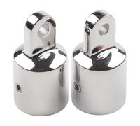 Capuchon pour auvent de bateau, yacht, en acier inoxydable 316, résistant de 20 mm à 25 mm (22 mm)