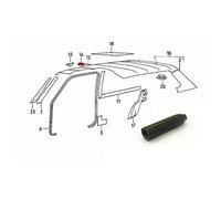 Capuchon pour fil tendeur de ciel de toit