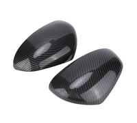 Capuchon Pour Smart Fortwo Pour Forfour 453 2015-2021 Paire De Coques De Protection Adhésives Pour Rétroviseurs Extérieurs Extérieur(Carbon Fiber Style)