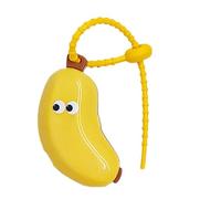 Capuchon pour tête de brosse à dents banane avec distributeur de dentifrice, étui de protection portable mignon pour la maison, les voyages, le camping en plein air, jaune, Banana Toothbrush Head