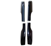 Capuchon Rail de Toit Compatible Avec Toyota Pour Land Pour Cruiser Pour Prado LC200 2008-2021 Housse Protection Pour Galerie Toit Voiture Accessoires Pour Rail Jambe(Black)