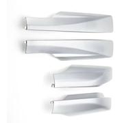 Capuchon Rail de Toit Compatible Avec Toyota Pour RAV4 XA30 2006-2012 Barres Toit Housses Bagages Barre Protection Embout Rail Remplacement(Silver)