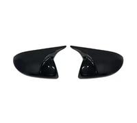 Capuchon Rétroviseur Couvercle De Rétroviseur Latéral Pour Mazda 2 3 1.6 Capuchon D'aile Avec Couleur Peinte, Version Sans Lumière Miroir CLVCCZTZGW(Bright black)