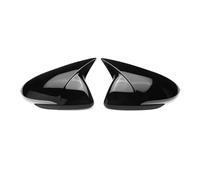 Capuchon Rétroviseur Ensemble 2 Pièces Pour Hyundai Pour Accent Pour Solaris Pour I30 2017-2022 Coque Rétroviseur Extérieur, Cache-aile(With Light Black)