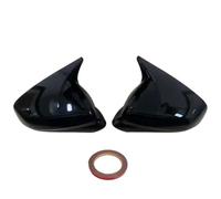 Capuchon Rétroviseur Paire D'enjoliveurs Latéraux Pour Cupra Pour Formentor FR ST 2022 2023 2024 Garniture De Rétroviseur Supplémentaire(Glossy Black)