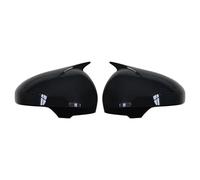 Capuchon Rétroviseur Porte Pour Mark X Pour Reiz 2010-2017 Couvercle Rétroviseur Latéral Capuchon D'aile Porte Extérieure Arrière Boîtier Garniture Accessoires Voiture(Bright Black)