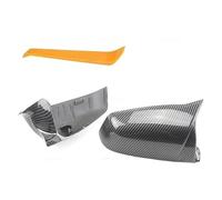 Capuchon rétroviseur Pour BMW 5 6 7 Pour Série F10 F11 F07 F06 F12 F13 F01 F02 Pré-LCD Voiture Porte Rétroviseur Latéral Noir Carbone Rétroviseur Capuchon Pièces Style(Carbon Fiber Pattern)