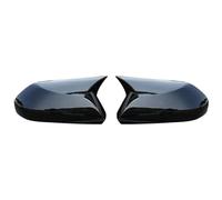 Capuchon Rétroviseurs Pour Toyota Pour Camry 70 XV70 2018 2019 2020 2 Pièces Fibre Carbone ABS Plastique Rétroviseur Couverture Décorative(Bright black)