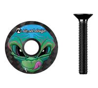 Capuchon Riesel Design stem:cap alien Noir
