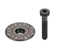 Capuchon supérieur de direction en alliage de titane pour potence de vélo, pivot de fourche de 28,6 mm