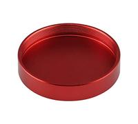 Capuchon Télescopique en Alliage d'Aluminium M48*0.75mm Bouchon d'Objectif Anti-poussière pour Oculaire astronomique Capuchon de Poussière Noir/Rouge Anodisé en Alliage d'Aluminium