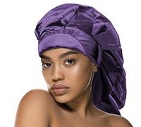 Capuchon tressé rembourré et soyeux Violet