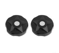 Capuchon Valve AV 7mm Fourche pour avant pour dt pour rockshox | Alliage aluminium pour robuste, diamètre 30mm, joint étanche, anti- pour poussière, protection durabilité(Black)