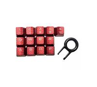 Capuchons Antidérapants 13 Touches pour Clavier Mécanique avec Rétroéclairage, pour une Frappe et des Jeux Fluides pour K70 K95 066A
