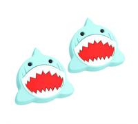 Capuchons antidérapants en silicone pour manette de console Switch 2 avec motifs amusants - Panda, requin, patte de chat, fleurs, (vert)