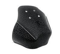 Capuchons d’Orteils pour Patins à roulettes - Protège-Orteils en Cuir à Motif Litchi | Protecteur de Chaussures de Patins à Glace pour | Capuchon en Simili Cuir 2,8x2x4 Pouces 15g