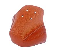 Capuchons d’Orteils pour Patins à roulettes - Protège-Orteils en Cuir à Motif Litchi | Protecteur de Chaussures de Patins à Glace pour | Capuchon en Simili Cuir 2,8x2x4 Pouces 15g