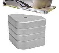 Capuchons d'angle pour ponton - en aluminium résistant pour bateaux pontons - Pare-chocs de sécurité pour utilisateurs domestiques et professionnels