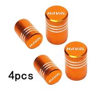 Capuchons de assujetde roue de voiture,housses de tige de voiture,accessoires figurés,Haval H6 Dargo M6 H9 H6S F7 F7X - Orange-B644