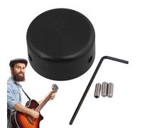 Capuchons de boutons de pédale de guitare, capuchon d'ongle de pied de guitare - Bouton de potentiomètre en d'aluminium avec outons de protection pour, Installation facile, avec 3 vis