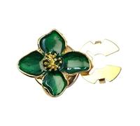 Capuchons de boutons floraux - Ensemble de housses de boutons décoratifs, accessoire de fixation de vêtement élégant, pièce d'ornement de élégante, détail de de mode | Couvre-bouto