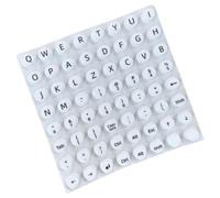 Capuchons de clavier à ongles longs, bulles, antidérapants, résistants à l' | Autocollants pour clavier surélevé, lettres de Protection, maison, bureau, , apprentissage des langues, , ordinateur