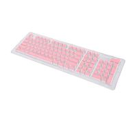 Capuchons de clavier en hauteur OEM - Design ergonomique - Durable - Résistant à l'usure pour la plupart des claviers mécaniques (rose blanc)