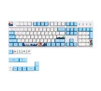 Capuchons de clavier en porcelaine bleue et blanche, pour clavier mécanique OEM 117, G80-3000/3484, 83XC