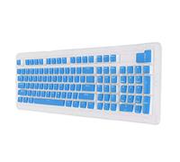 Capuchons de clavier haute durabilité FOS Step pour 87 claviers pour 108 claviers (bleu blanc)